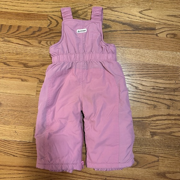 Kids Snow Bib Snowsuit Winter Overall Ski Suit Pink Toddler - Picture 4 of 6